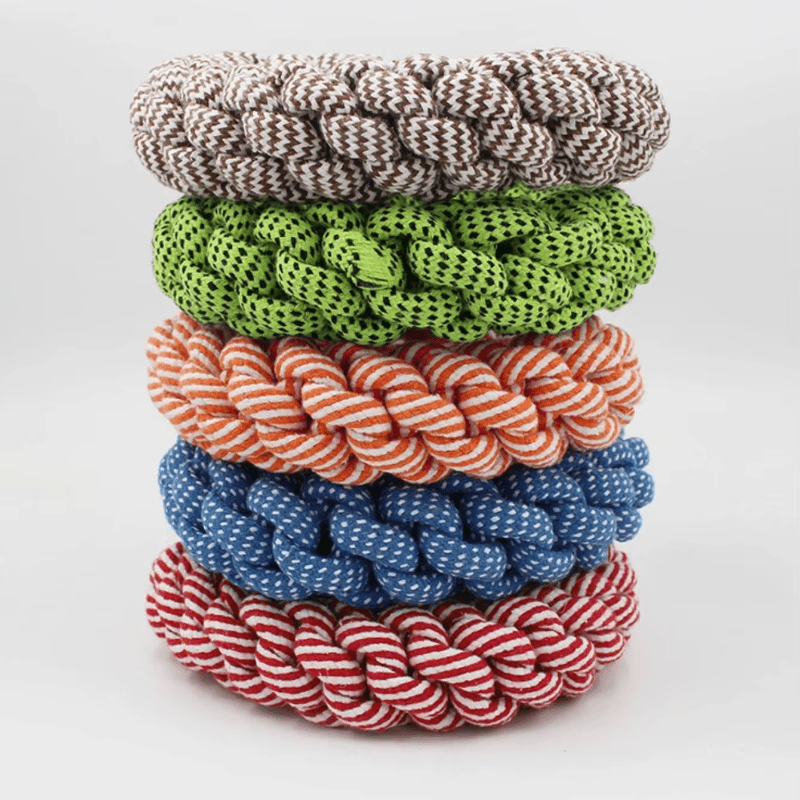 Durable ChewMaster Rope Ring Toy - Tough Chewing and Interactive Fun - The Fur Pal Dog quality premiumdogsupplies