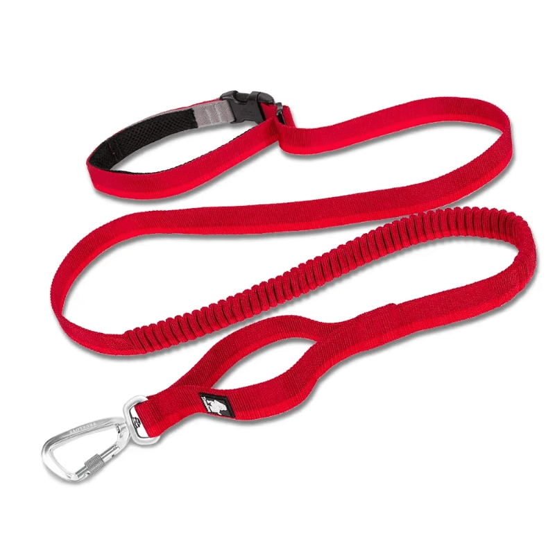 The Fur Pal x TrueLove: Hands Free Running Bungee Red Leash - The Fur Pal Dog quality premiumdogsupplies