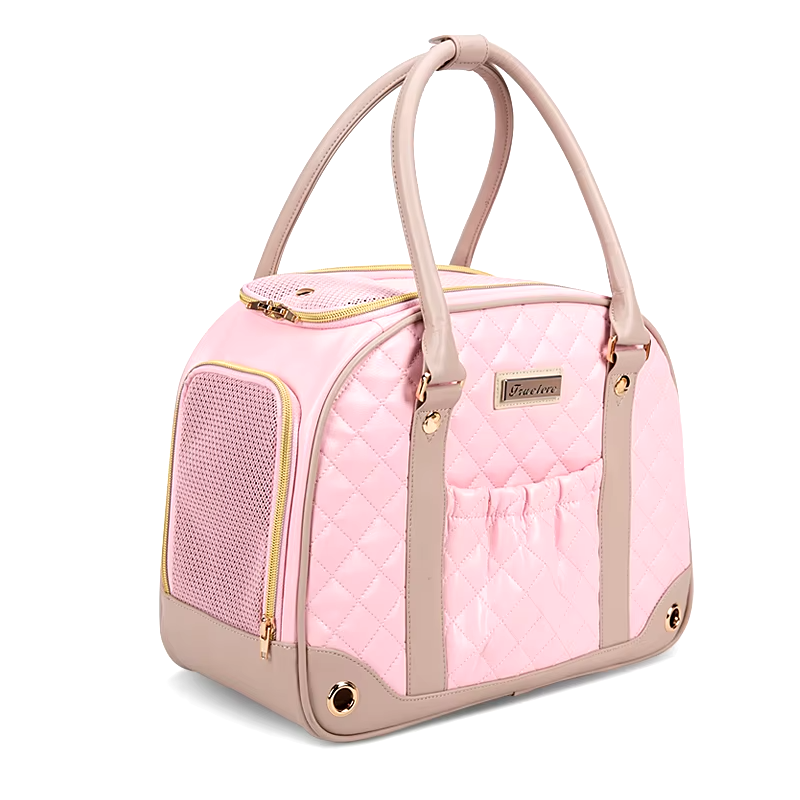 The Fur Pal x TRUELOVE: Fashion Pet Carrier Handbag - Stylish & Portable Travel Solution