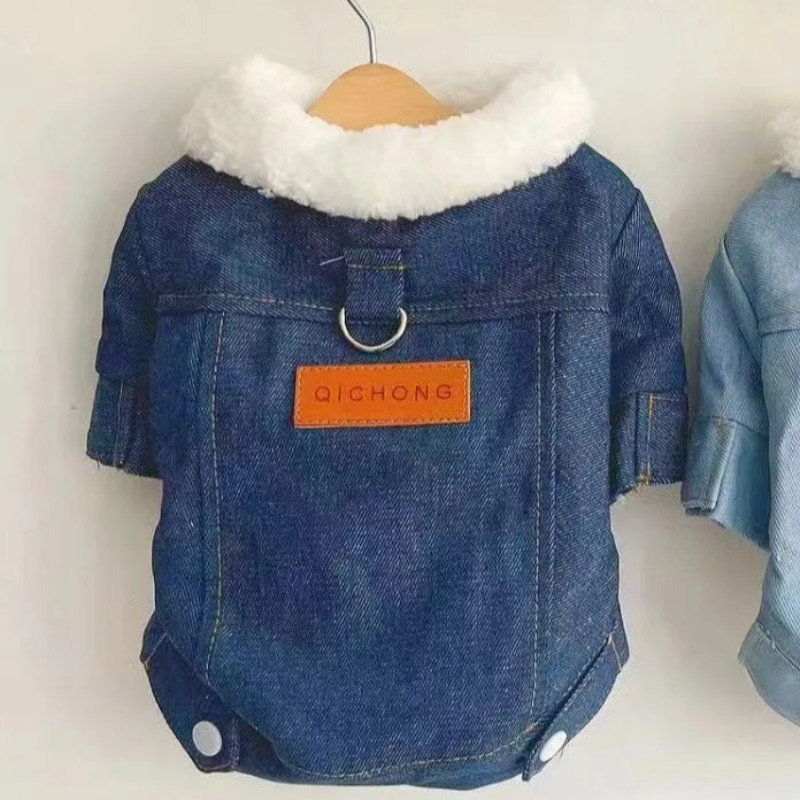 Cowboy Style Fleece Dog Jacket