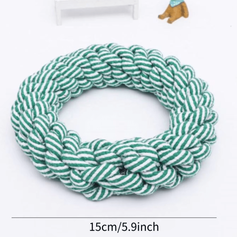 Durable ChewMaster Rope Ring Toy - Tough Chewing and Interactive Fun - The Fur Pal Dog quality premiumdogsupplies
