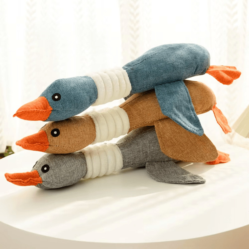 ChewSafe Goose Plush Dog Toy - The Fur Pal Dog quality premiumdogsupplies