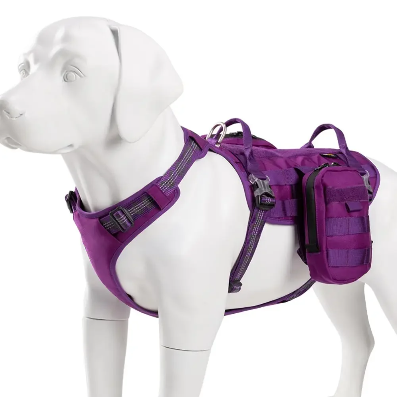 TRUELOVE Tactical Dog Harness Backpack ā Waterproof, Reflective & Detachable Utility Bags