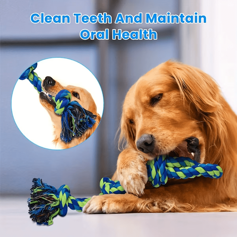 Indestructible Dog Knot Toy for Tug Of War - The Fur Pal Dog quality premiumdogsupplies