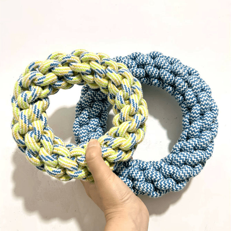 Durable ChewMaster Rope Ring Toy - Tough Chewing and Interactive Fun - The Fur Pal Dog quality premiumdogsupplies