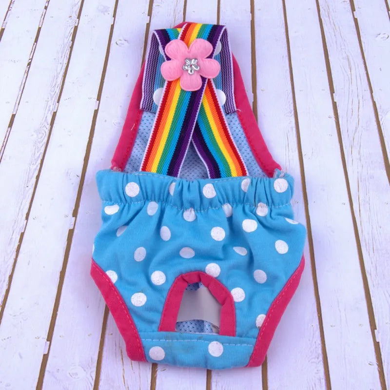 PolkaDot PupPanties – Reusable Female Dog Diaper Shorts