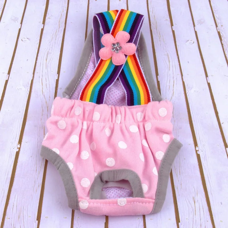 PolkaDot PupPanties – Reusable Female Dog Diaper Shorts