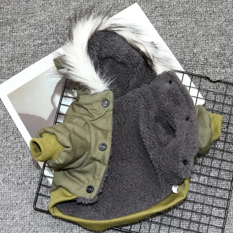Moletom com capuz fofo Paws para cães caninos