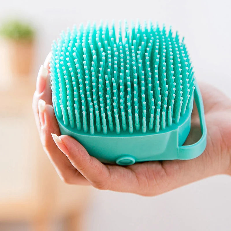 Cepillo de baño ergonómico para perros: limpieza profunda y masaje