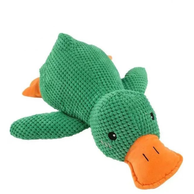 Interactive Plush Duck Dog Toy - Soft, Squeaky & Fun - The Fur Pal Dog quality premiumdogsupplies
