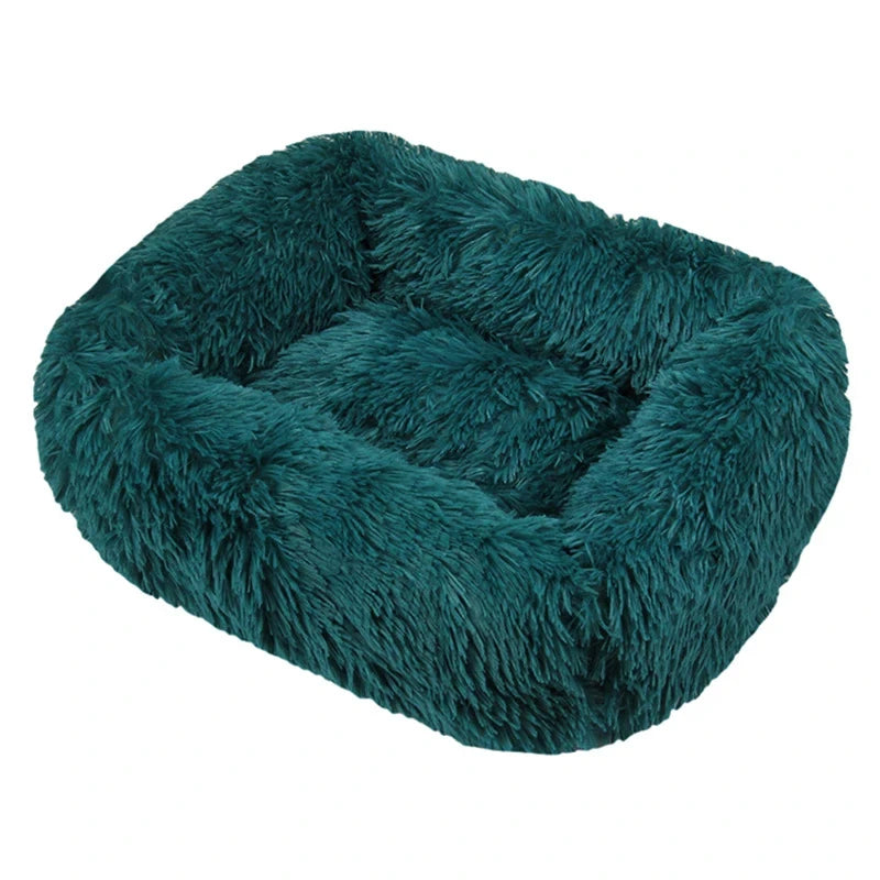 Rectangle Plush Dog Bed - Cozy Comfort for All Breeds