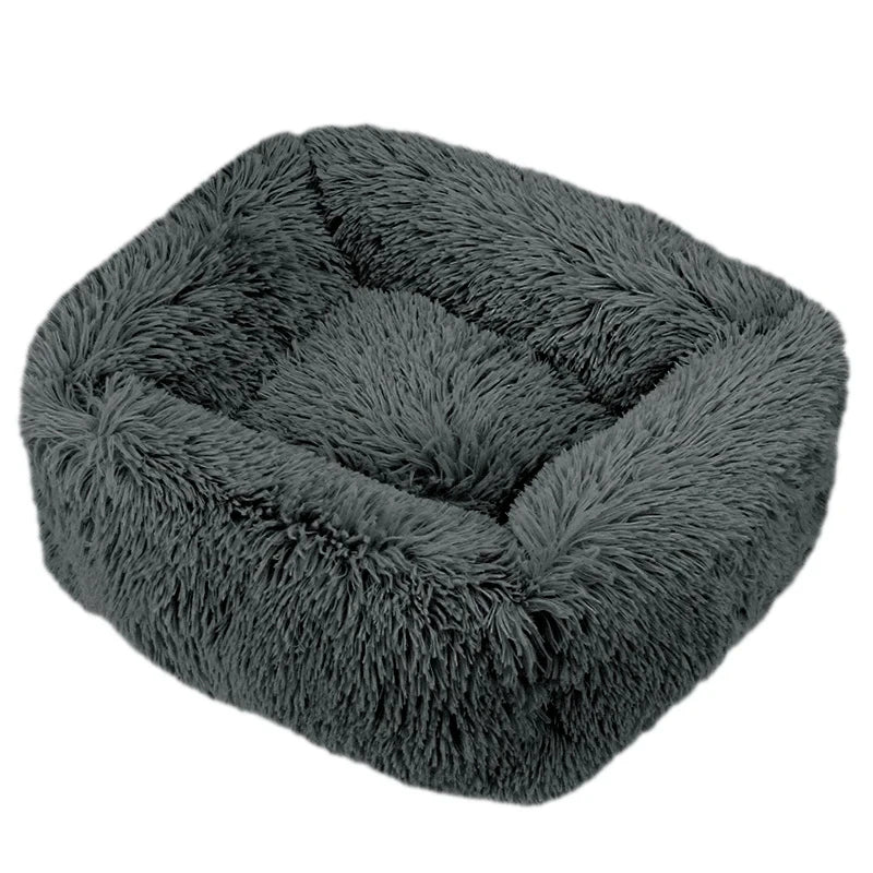 Rectangle Plush Dog Bed - Cozy Comfort for All Breeds