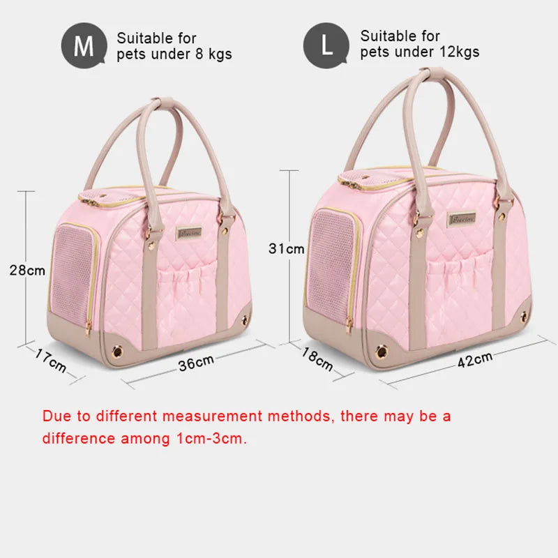 The Fur Pal x TRUELOVE: Fashion Pet Carrier Handbag - Stylish & Portable Travel Solution