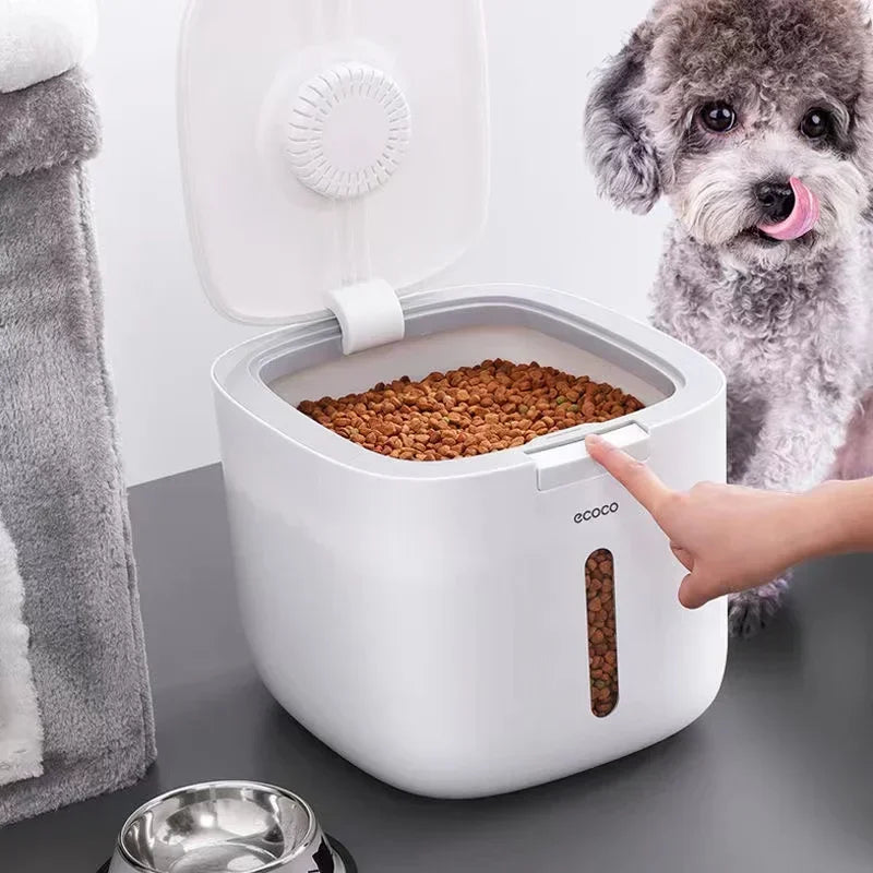 Dog Food Storage Container - Proof Seal Airtight with Measuring Cup