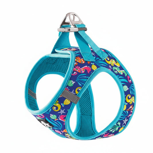 Truelove Adjustable No - Pull Pet Vest with Soft Air Mesh Design Blue Atoll - The Fur Pal Dog quality premiumdogsupplies