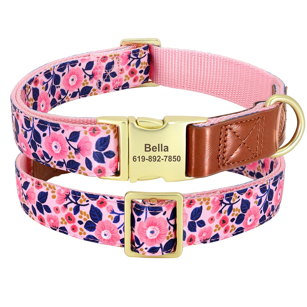 Bloom in Petal Pop β Bloom & Be Found β Custom Floral Dog Collar