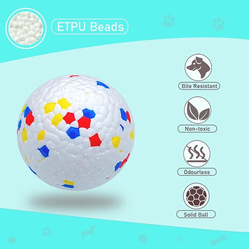 Bite Resistant Solid Dog Ball Toy - High Elasticity E - TPU Chew Ball - The Fur Pal Dog quality premiumdogsupplies