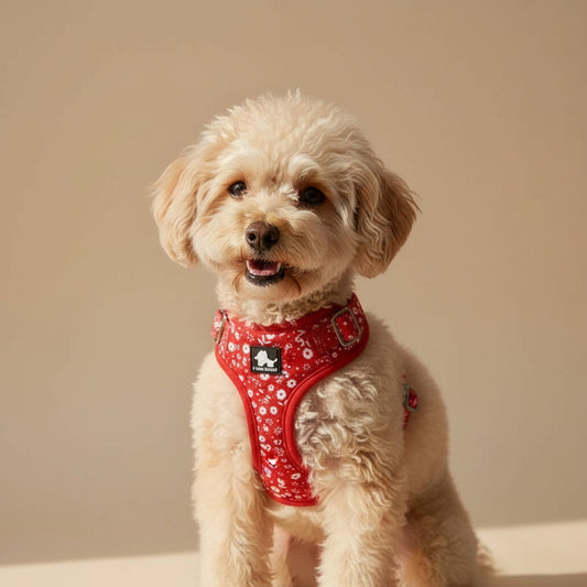 Chaleco ajustable antitirones para mascotas Truelove con diseño de malla de aire suave Poisentta