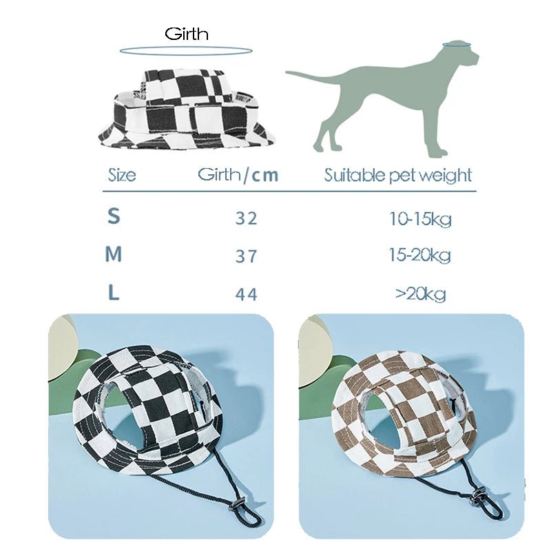 Breathable Cotton Dog Fisherman Hat - Sun Protection for All Sizes - The Fur Pal Dog quality premiumdogsupplies