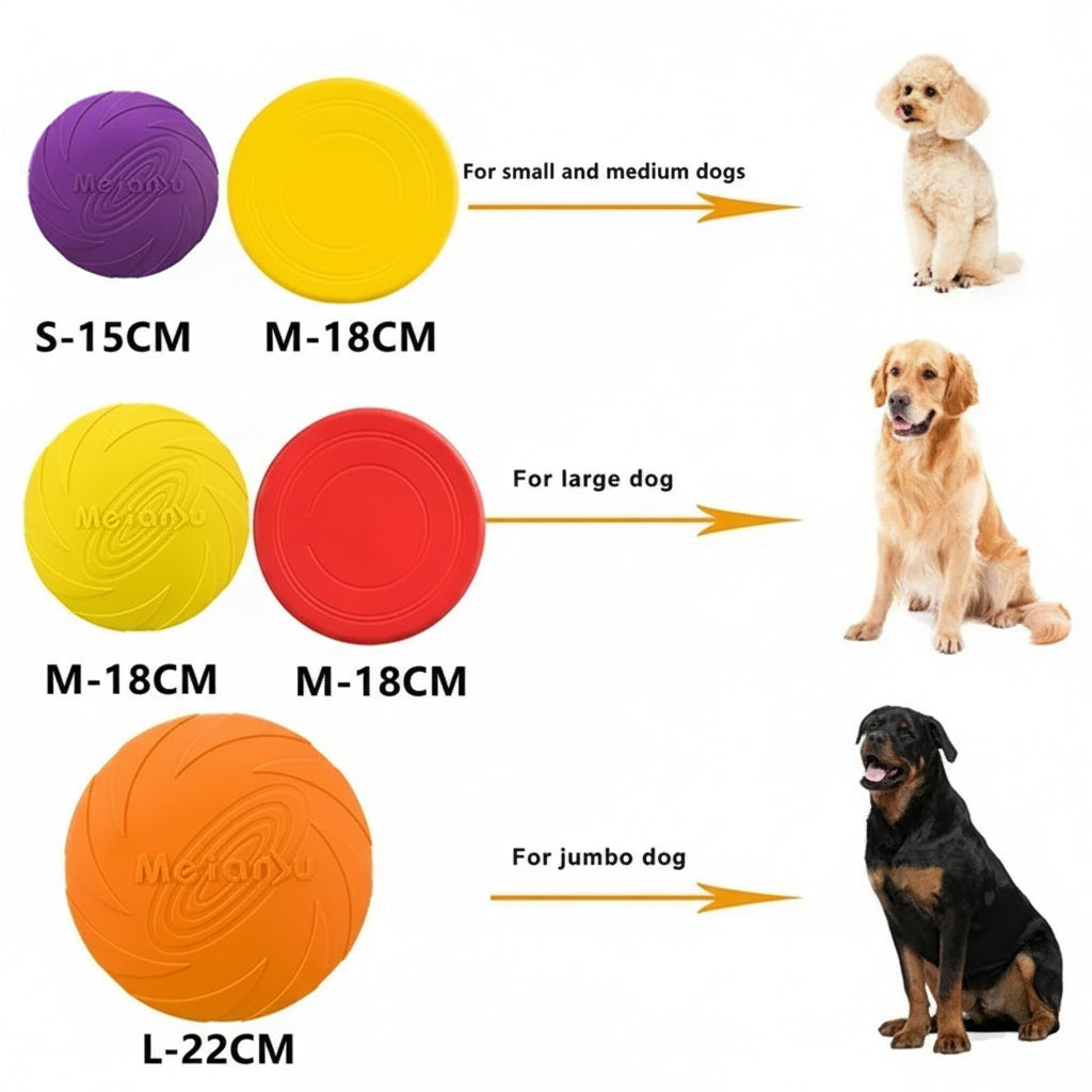 Disco de treinamento para cães de silicone SpectrumFly