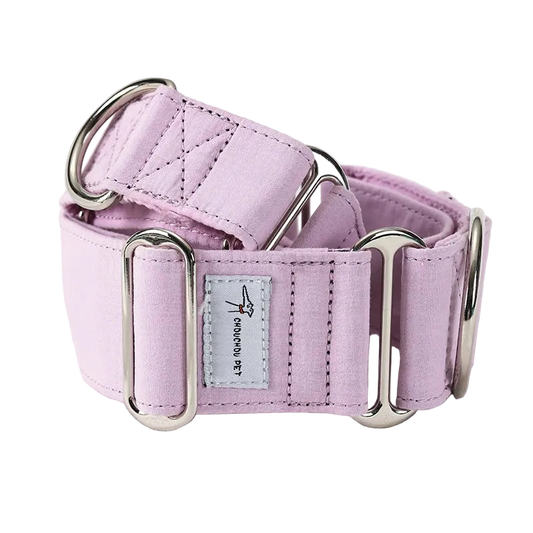 Showcase your dog's elegance with the Italian Motif Dog Collar. Crafted for Italian Greyhounds and Whippets, this premium cotton collar blends comfort and sophistication. prettypastel pink