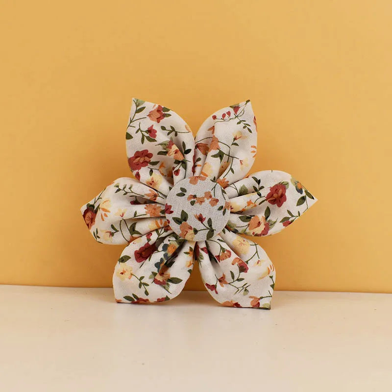 Bloom Chic Personalized Dog Collar, Harness & Leash Set - Luxury Floral Collection