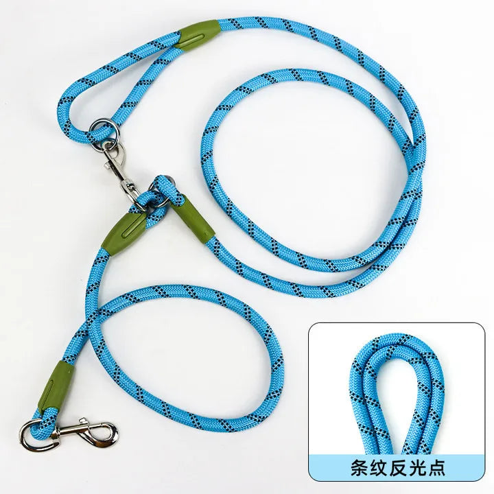 Reflective Nylon Dog Leash for Running and Walking