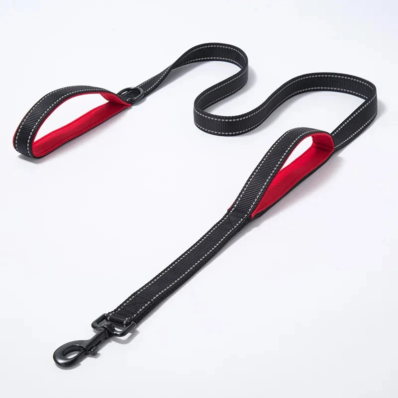 Heavy Duty Double Handle Dog Training Leash