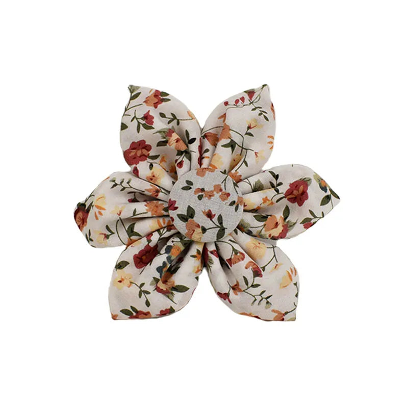 Bloom Chic Personalized Dog Collar, Harness & Leash Set - Luxury Floral Collection