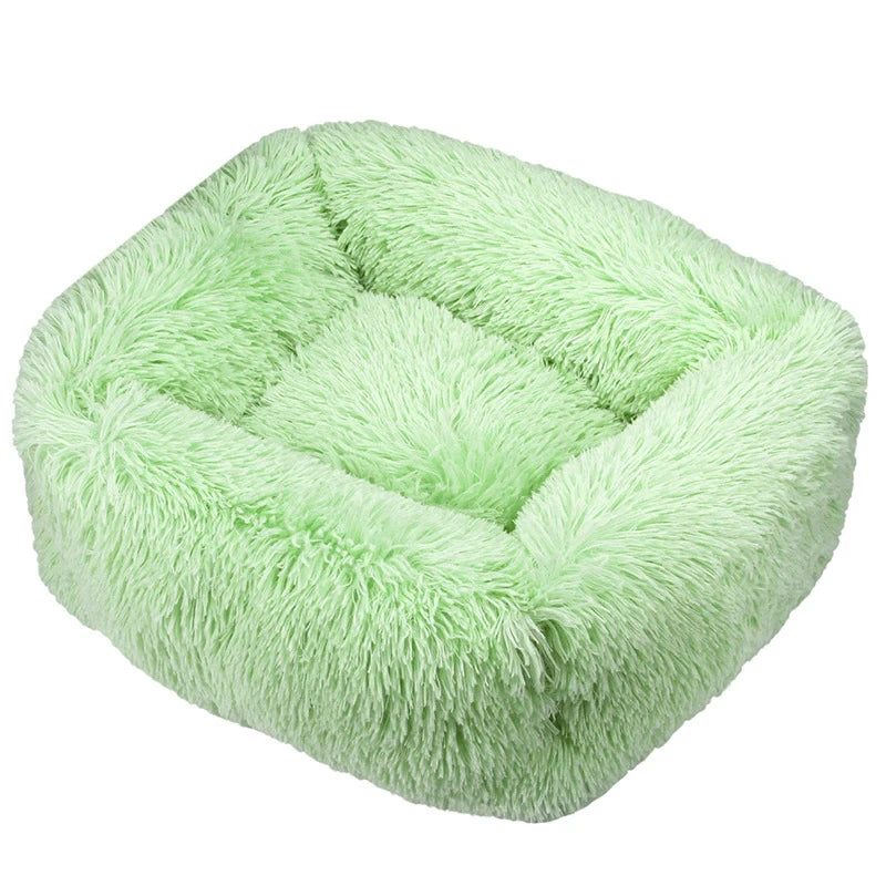 Rectangle Plush Dog Bed - Cozy Comfort for All Breeds