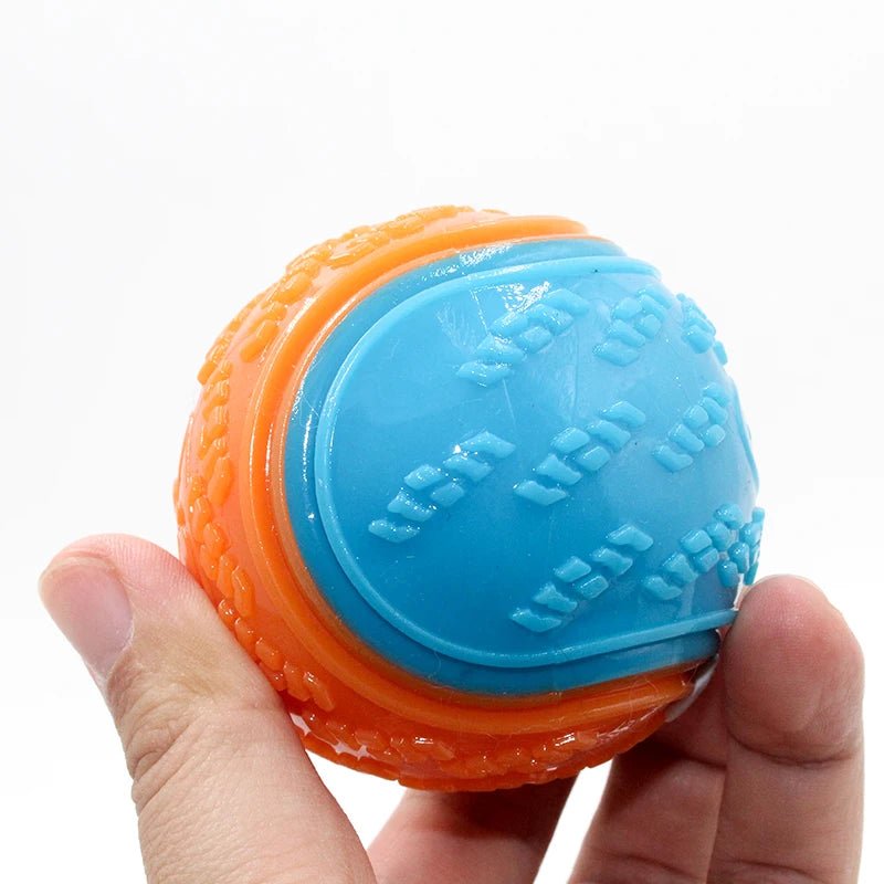 Interactive Squeak & Clean Ball for Dogs - The Fur Pal Dog quality premiumdogsupplies