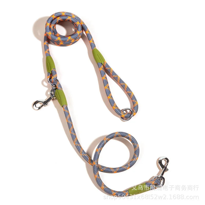 Reflective Nylon Dog Leash for Running and Walking