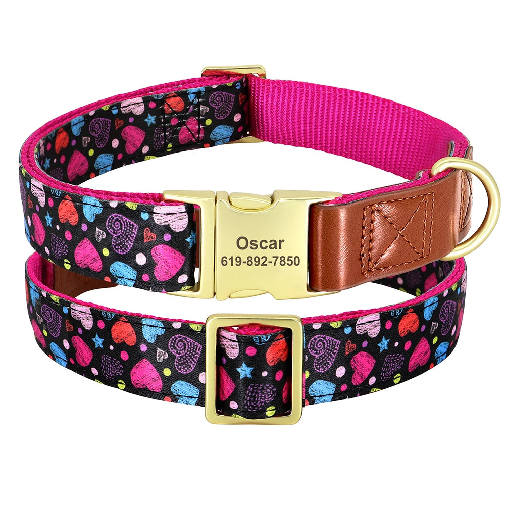 Bloom in Wild Rose β Bloom & Be Found β Custom Floral Dog Collar