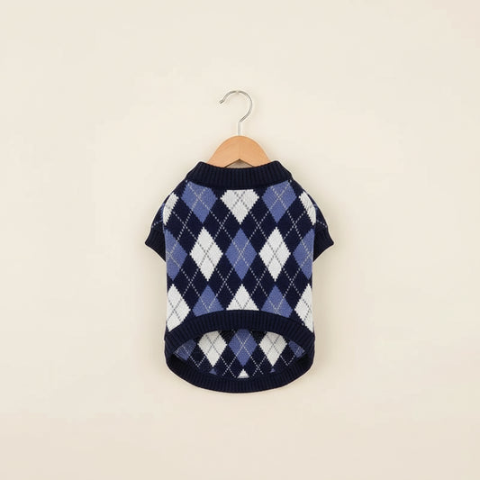 Tejido de punto a cuadros ClassicPup