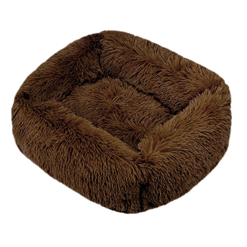 Rectangle Plush Dog Bed - Cozy Comfort for All Breeds