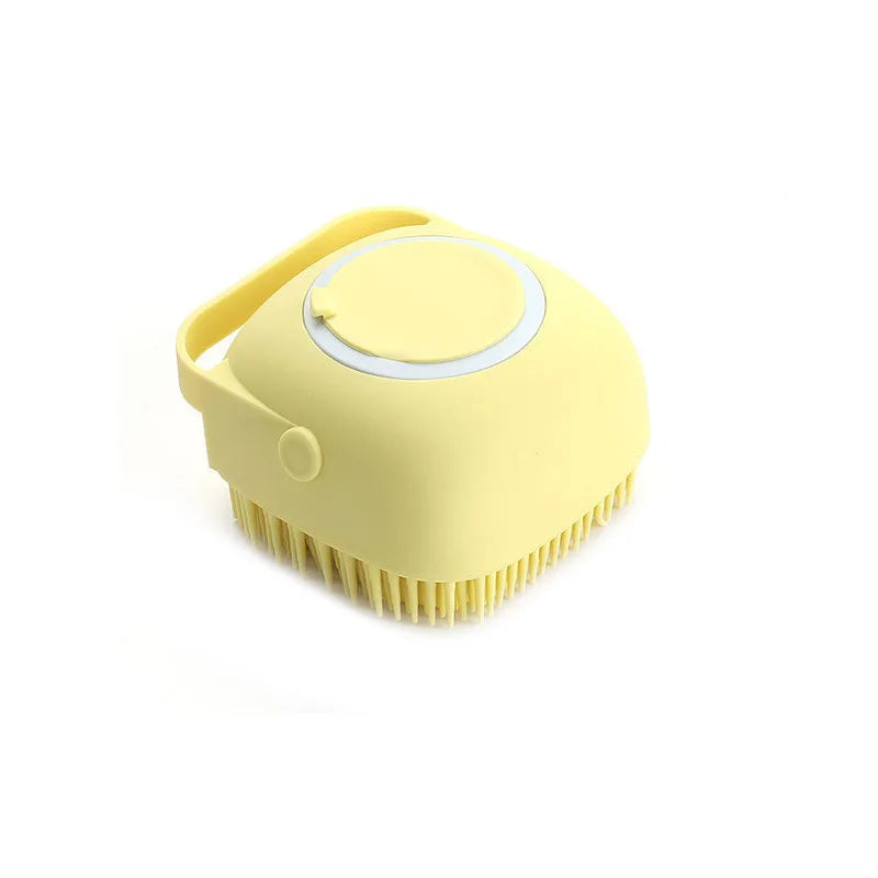 Cepillo de baño ergonómico para perros: limpieza profunda y masaje