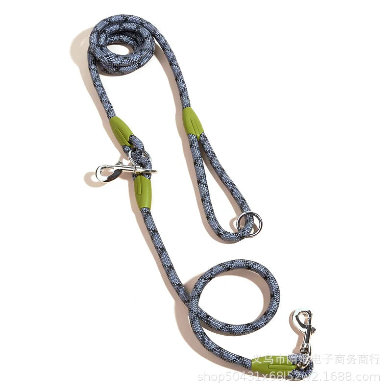 Reflective Nylon Dog Leash for Running and Walking