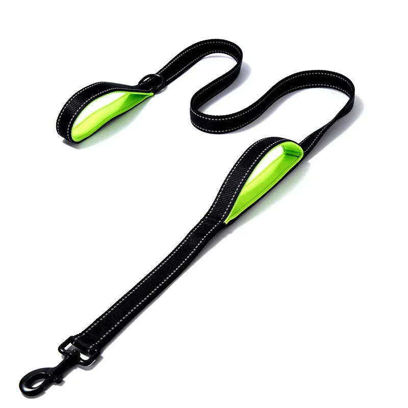 Heavy Duty Double Handle Dog Training Leash