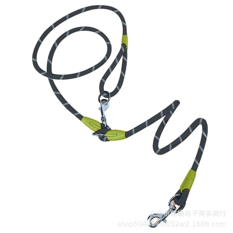 Reflective Nylon Dog Leash for Running and Walking