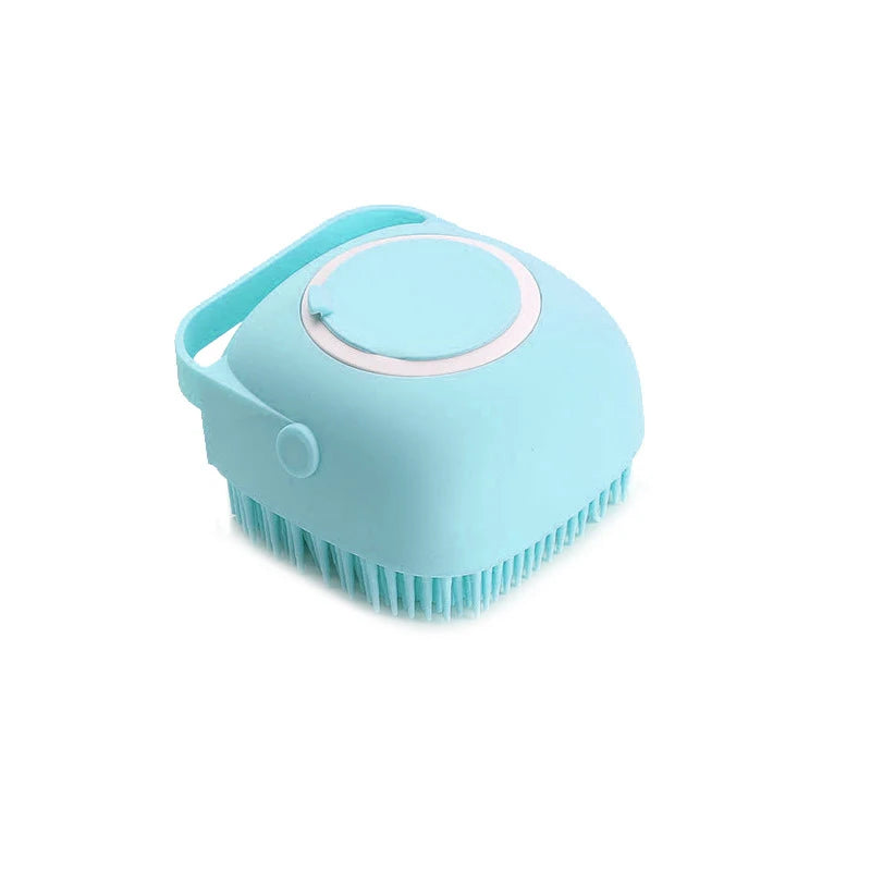 Cepillo de baño ergonómico para perros: limpieza profunda y masaje