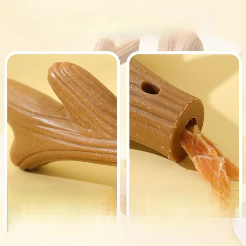 Brinquedo de mastigar para cães resistente a mordidas em formato de osso