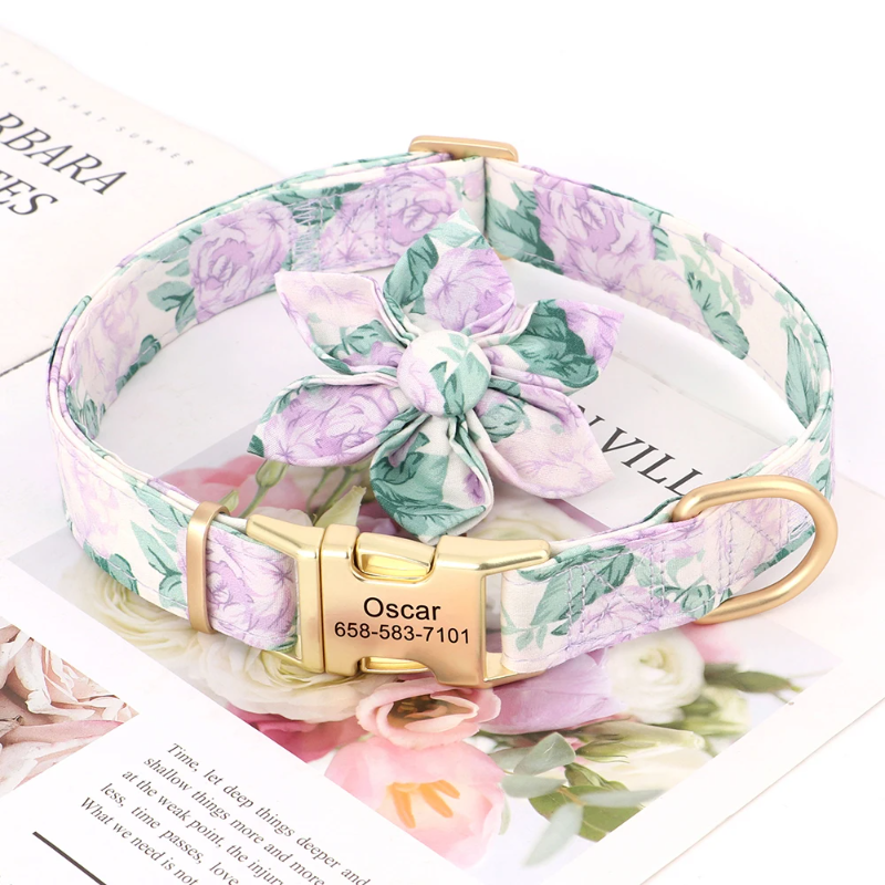 Violet Hush - Pawsona Custom Collar