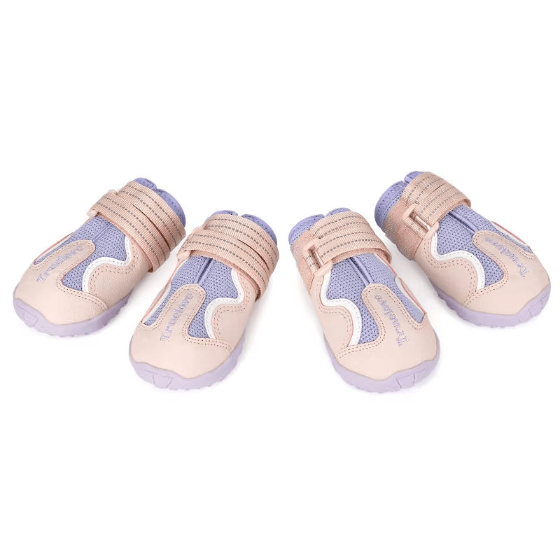 Breathable Dog Shoes with TPR Sole - Flexible and Protective Outdoor Boots Lavender - The Fur Pal Dog quality premiumdogsupplies
