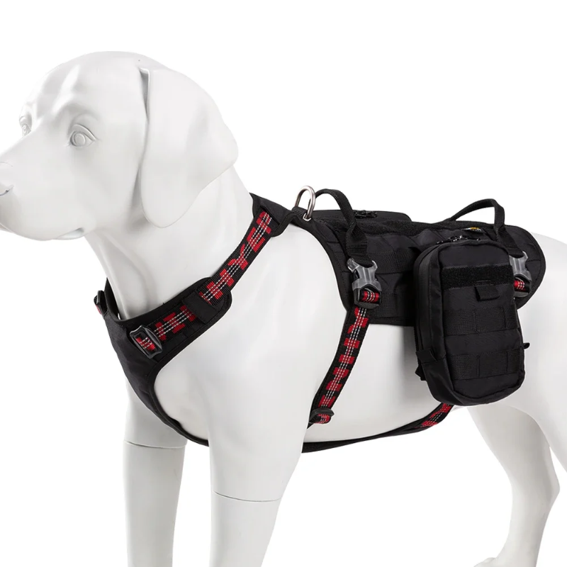 TRUELOVE Tactical Dog Harness Backpack ā Waterproof, Reflective & Detachable Utility Bags