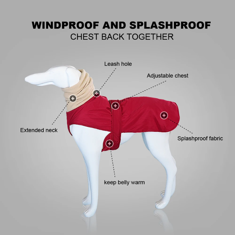 Waterproof Winter Dog Coat for Medium and Large Breeds