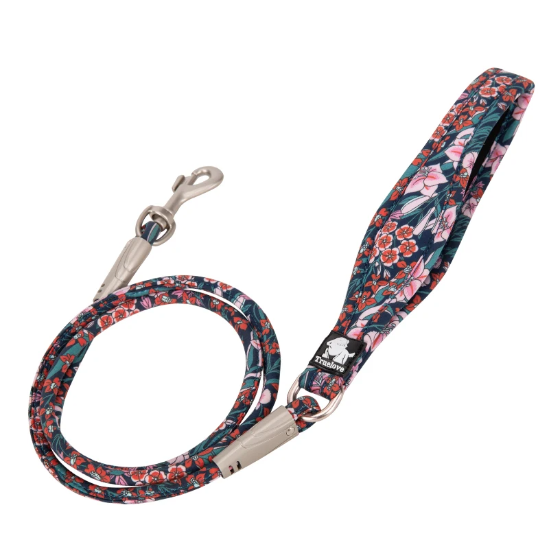 Correa Truelove BloomBloomWalk – Correa para perros de algodón suave con estampado floral