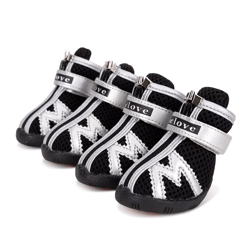 Black TrueLove All - Terrain Dog Boots - Mesh Comfort & Protection - The Fur Pal Dog quality premiumdogsupplies