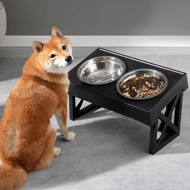 ElevateEase™ Adjustable Dog Bowl Stand – Comfort Meets Style - The Fur Pal Dog quality premiumdogsupplies