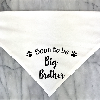 Soon To Be Big Brother White Bandana Pregnancy Announcement