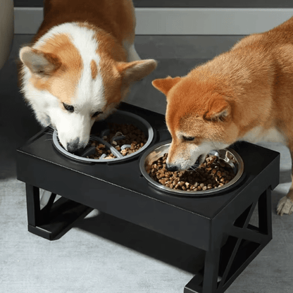 ElevateEase™ Adjustable Dog Bowl Stand – Comfort Meets Style - The Fur Pal Dog quality premiumdogsupplies